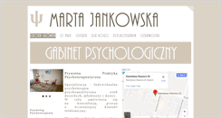 Desktop Screenshot of gabinetpsychologiczny.info