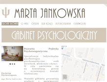 Tablet Screenshot of gabinetpsychologiczny.info
